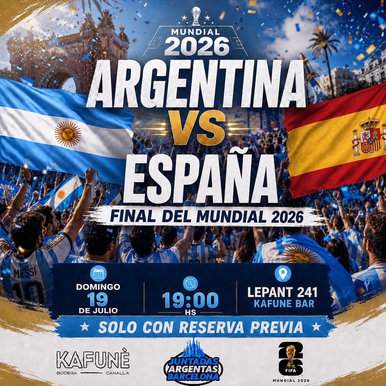 Evento Partidos Mundial 2026