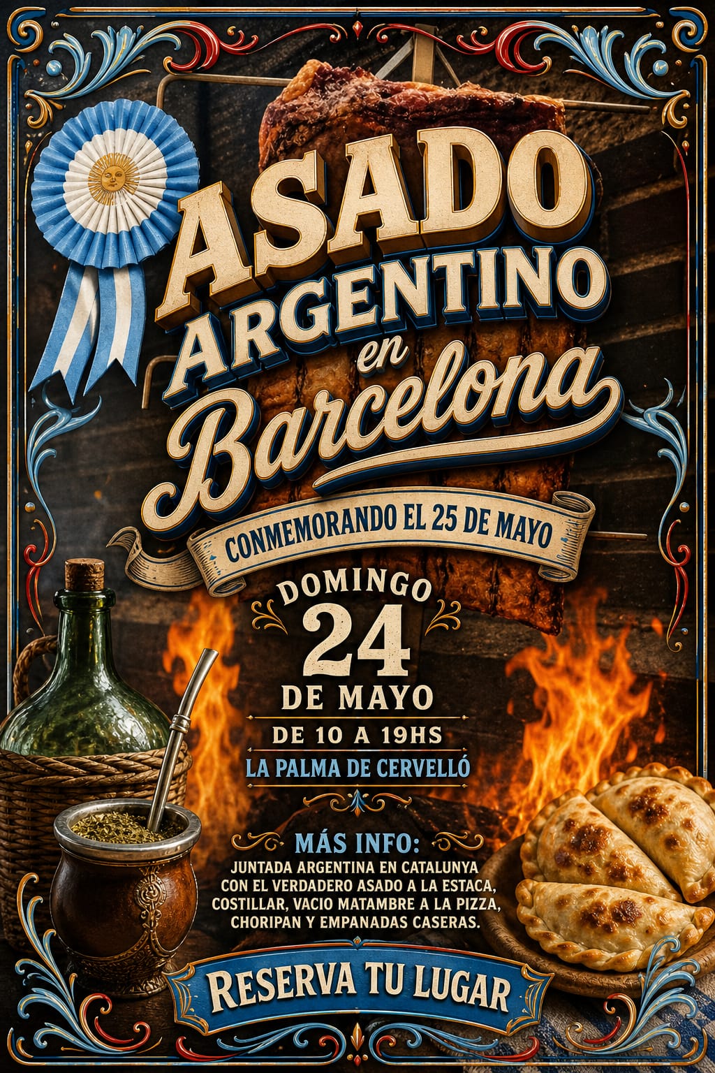 Asado argentino en Barcelona